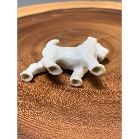 Vintage Japan Porcelain Terrier Dog Figurine 2" Collectible - Picture 4 of 8